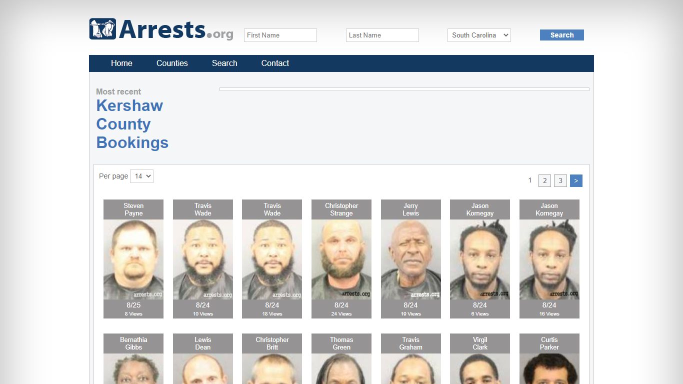 Kershaw County Arrests and Inmate Search